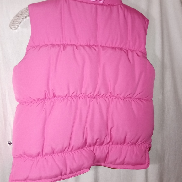 Ladies Cruel Girl Reversible Puffed Jacket Vest - Picture 2 of 9